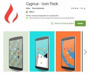 Personalizar iconos Android