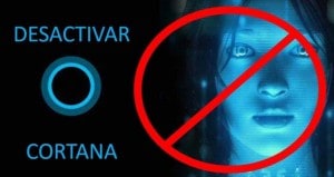 como desactivar Cortana