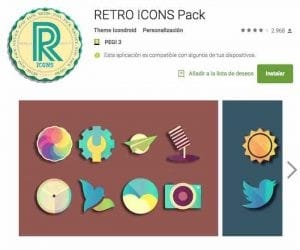 iconos retro Android
