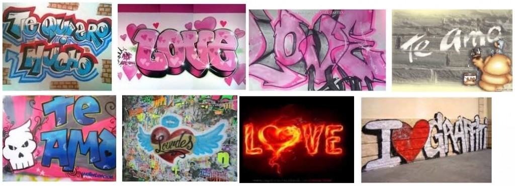mejores graffitis de amor