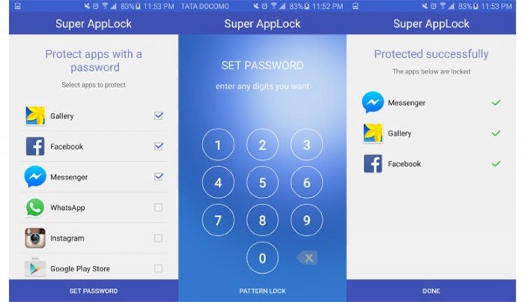candado para aplicaciones